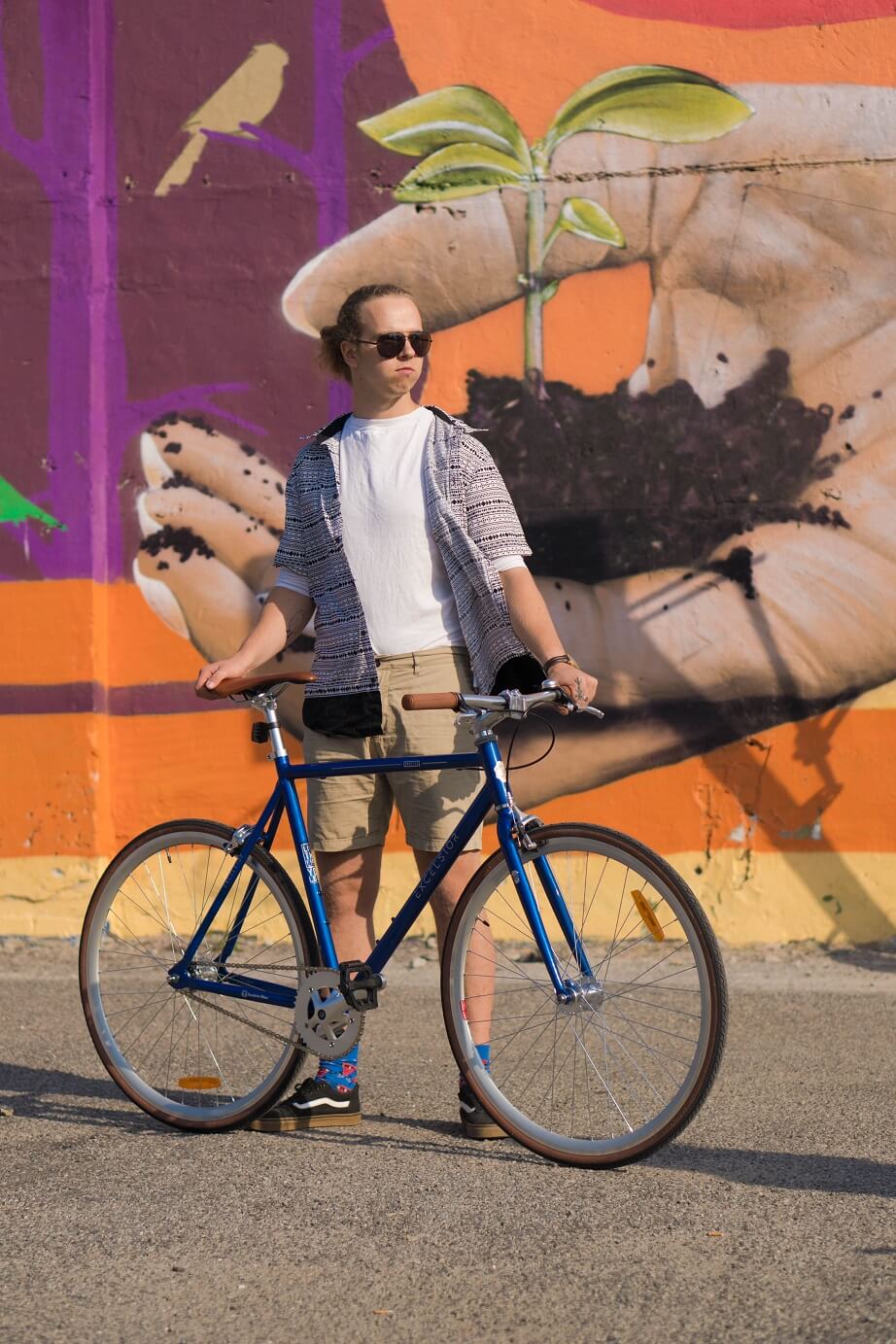 Fixie jalgratas EXCELSIOR Sputter, oranž (L)