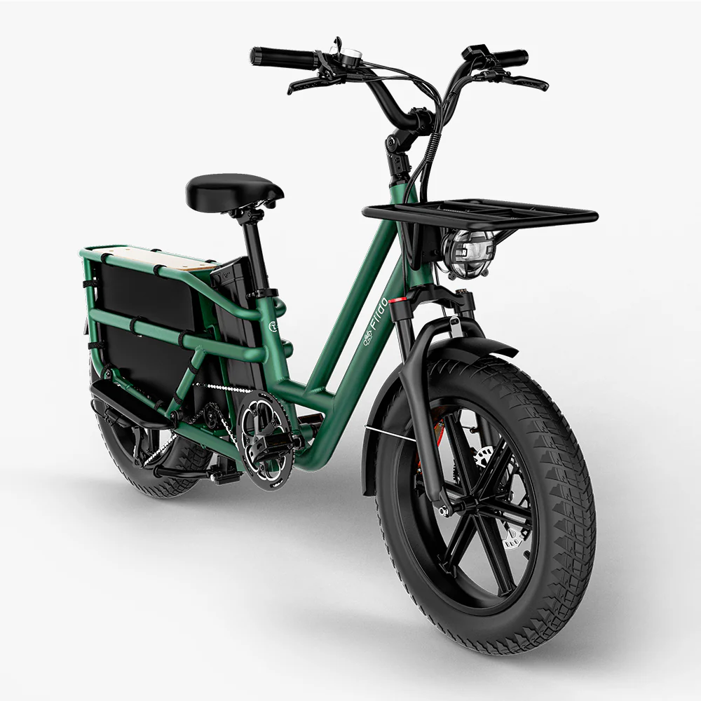 Elektriline kargoratas FIIDO T2 Longtail Cargo, Forest Green