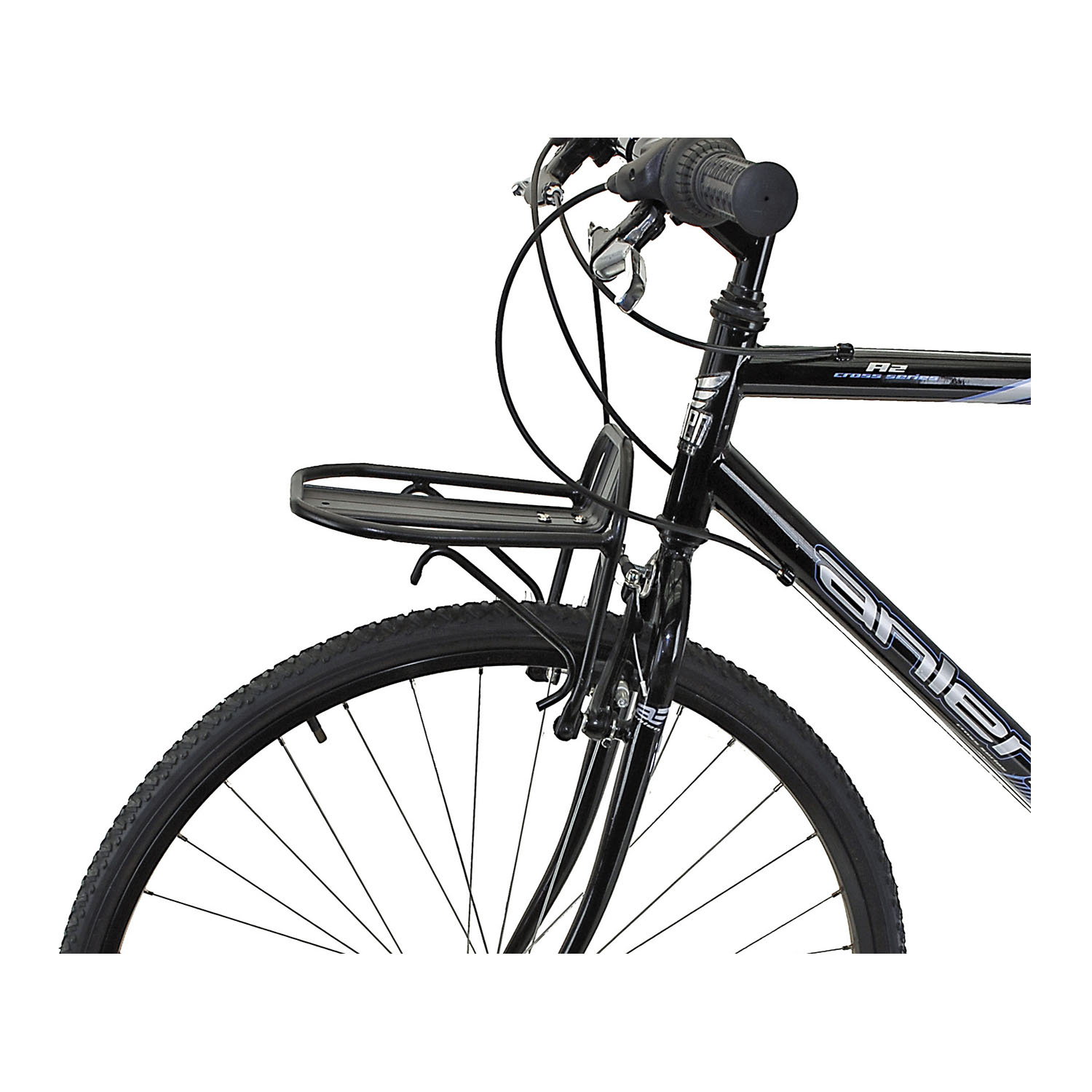 Esipakiraam M-WAVE Mini F+R Carrier, 9 kg, 24″-28″, V-piduritele, must