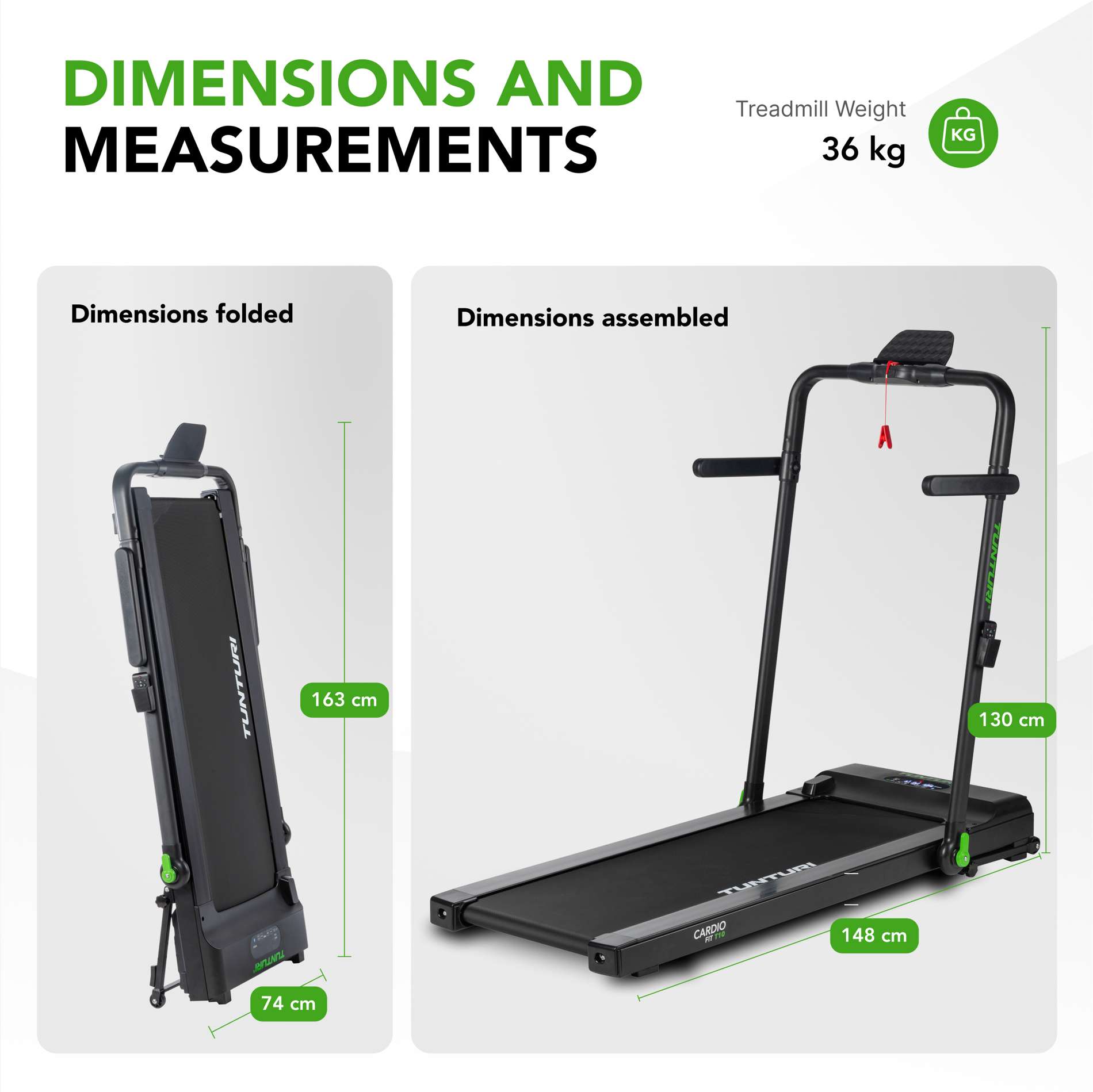 Jooksulint TUNTURI Cardio Fit T10