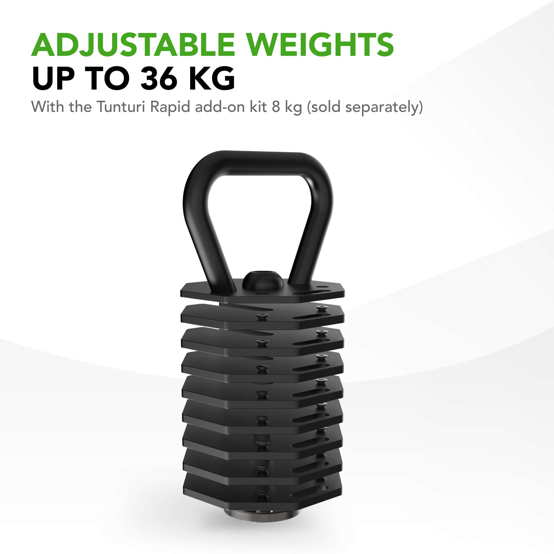 Sangpommi käepide TUNTURI Rapid Adjustable Kettlebell Handle 3,5kg