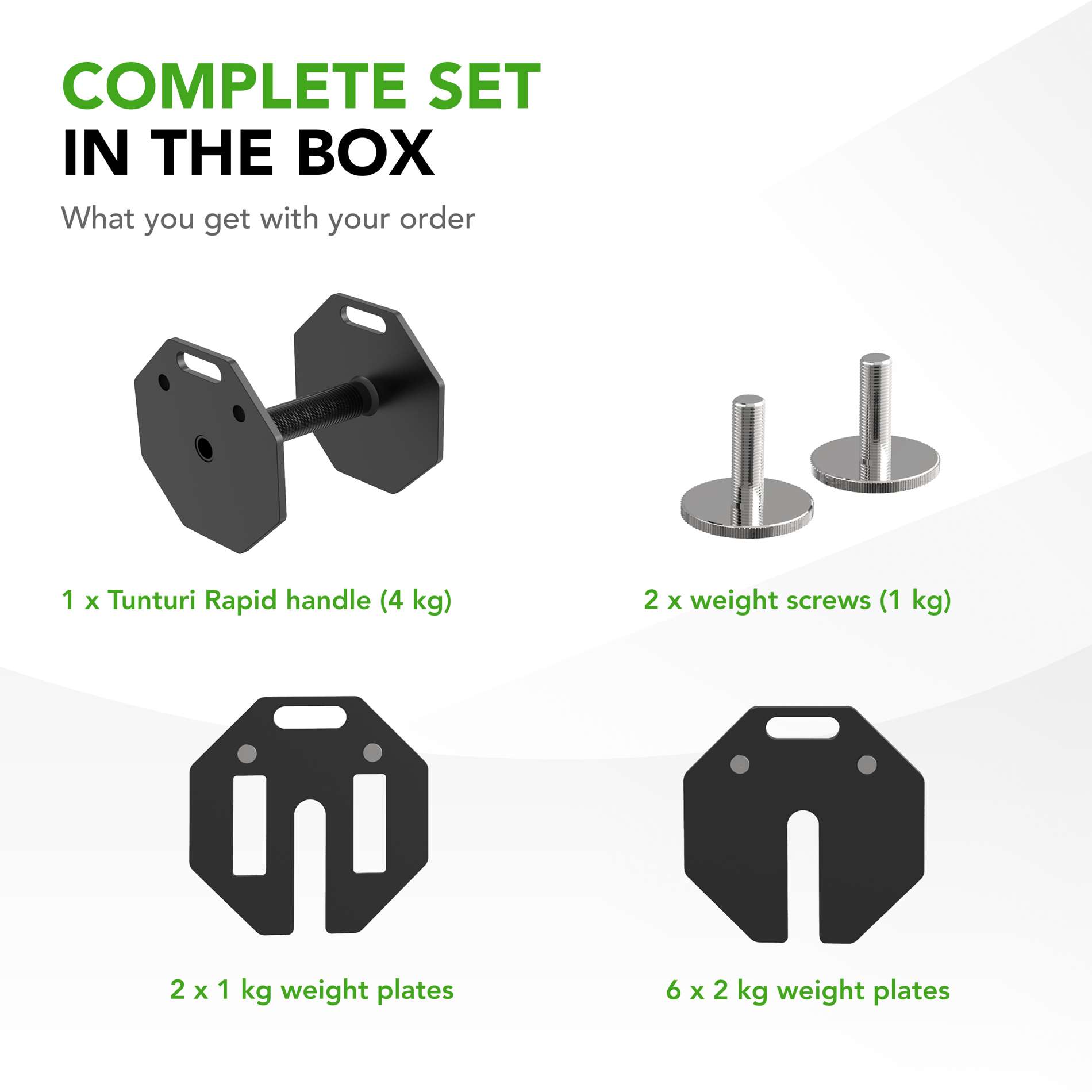 Hantel TUNTURI Rapid Adjustable Dumbbell 20kg