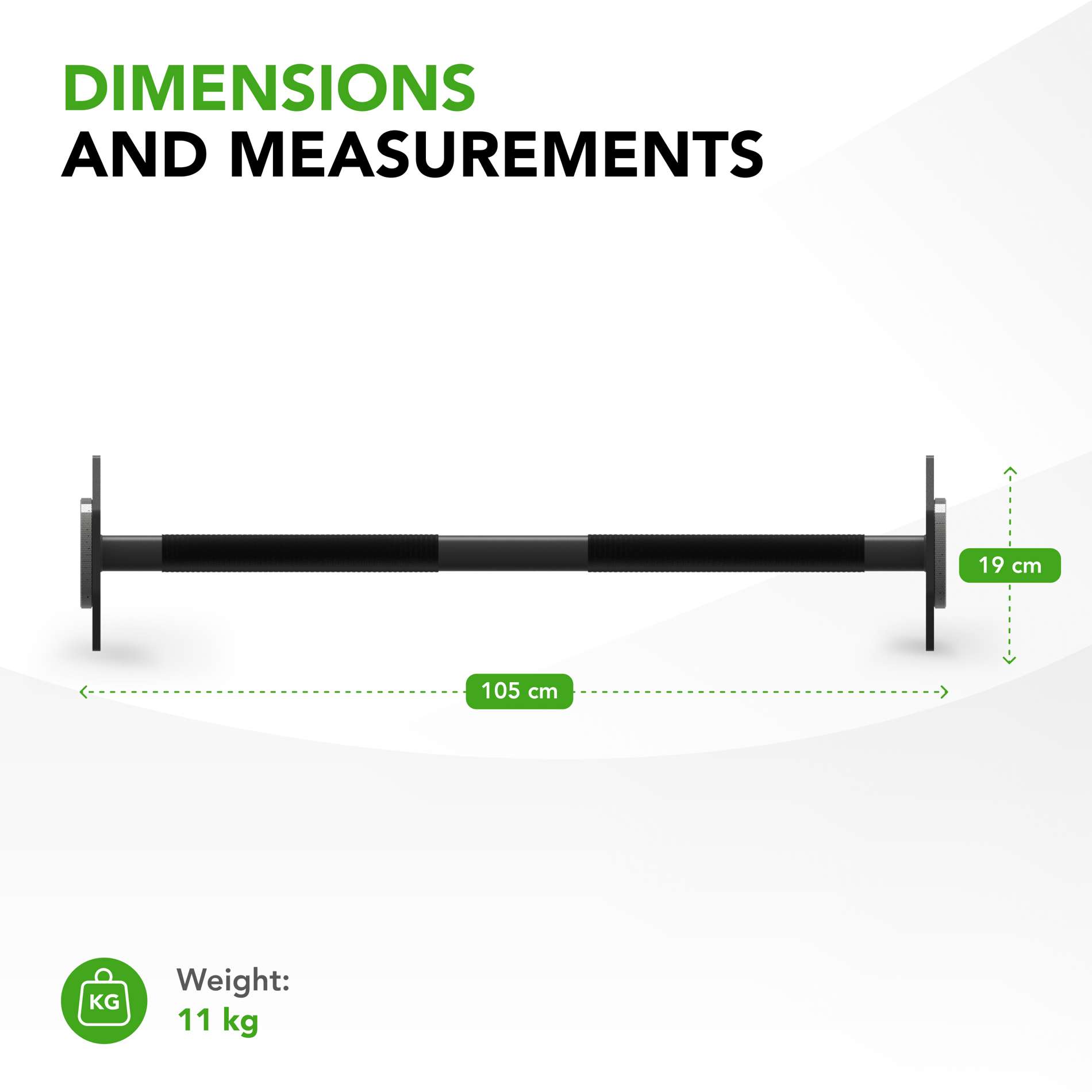 Tõstekang TUNTURI Rapid Adjustable Barbell 11kg