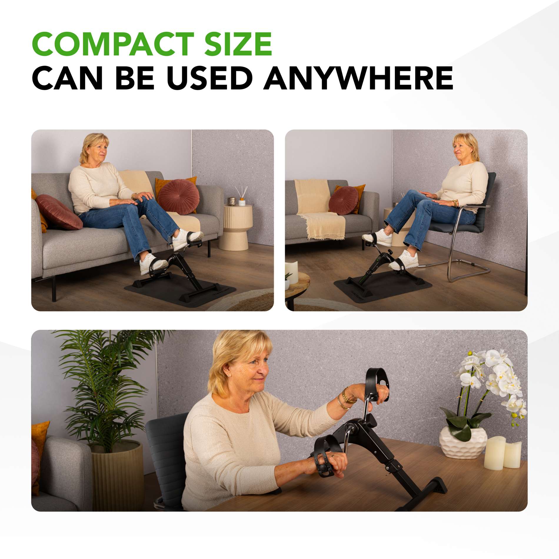 Miniratas ekraaniga TUNTURI Mini Bike Foldable incl Display