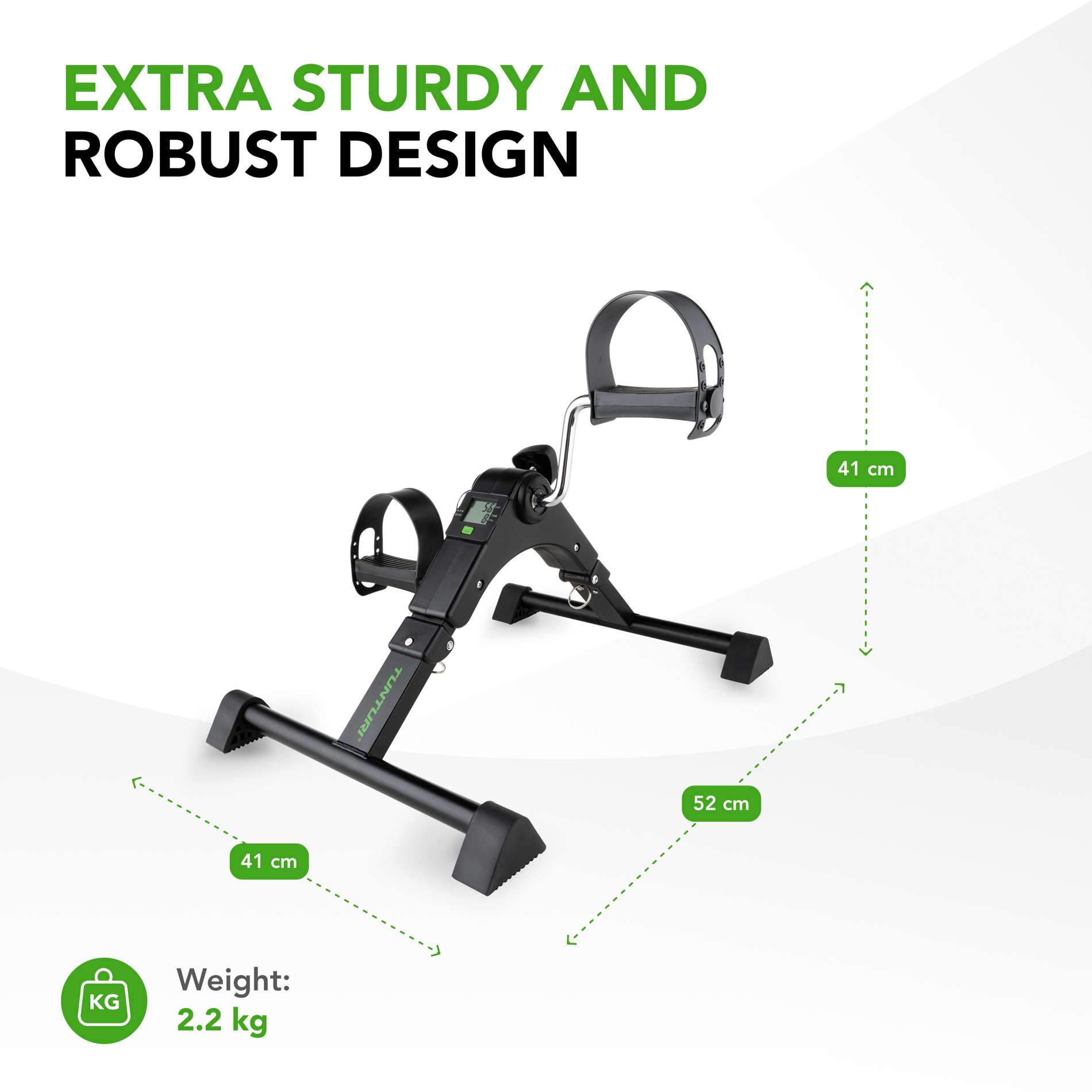 Miniratas ekraaniga TUNTURI Mini Bike Foldable incl Display