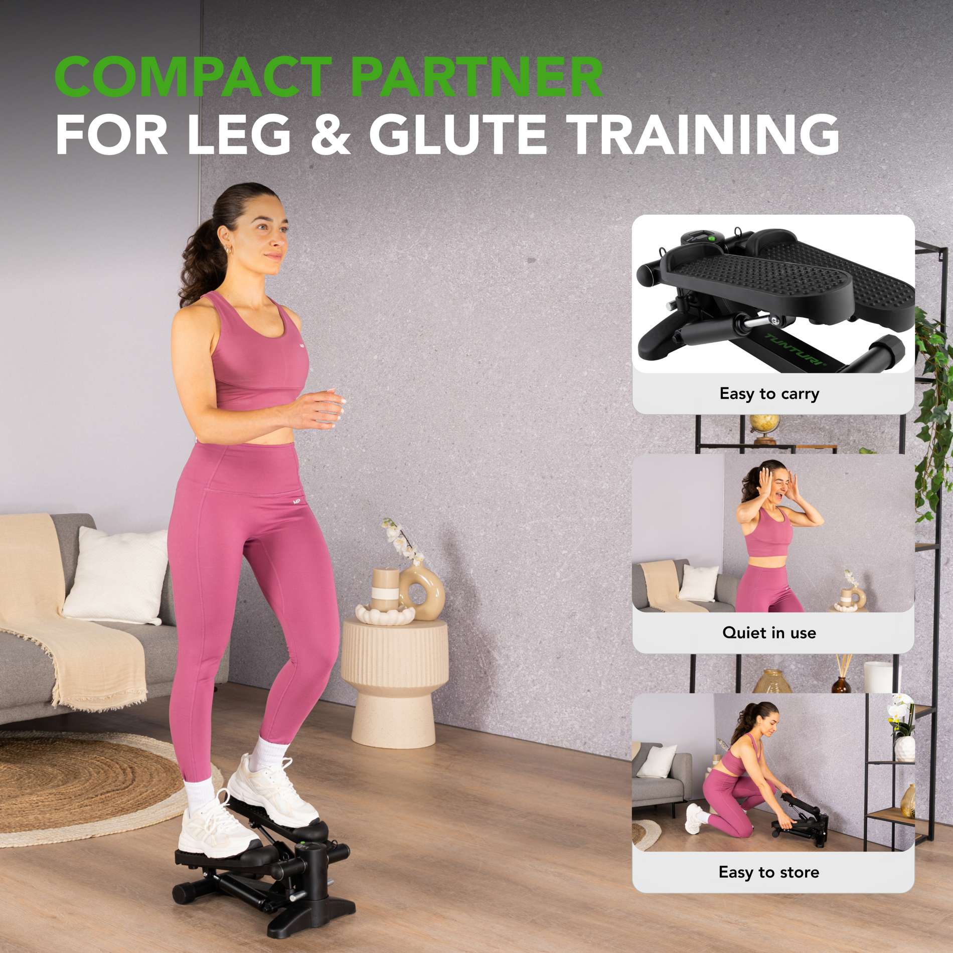 Stepper TUNTURI Stepper, Black incl Display