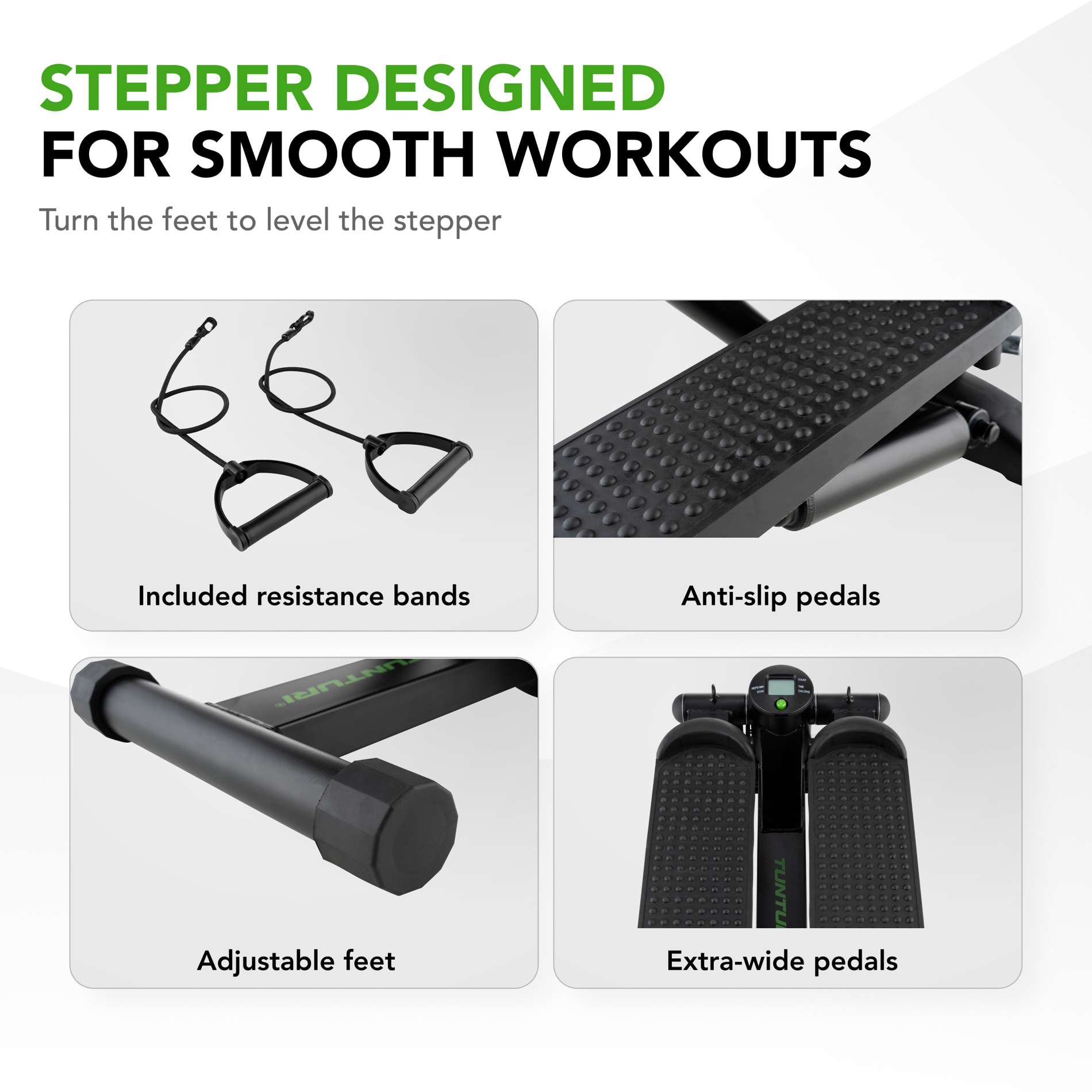 Stepper TUNTURI Stepper, Black incl Display