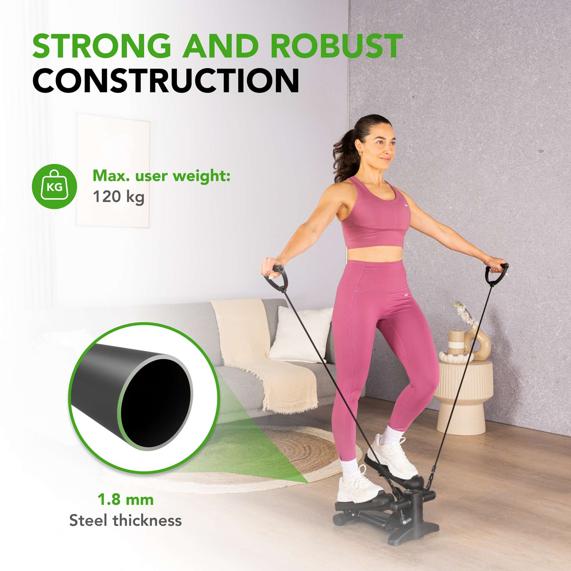 Stepper TUNTURI Stepper, Black incl Display