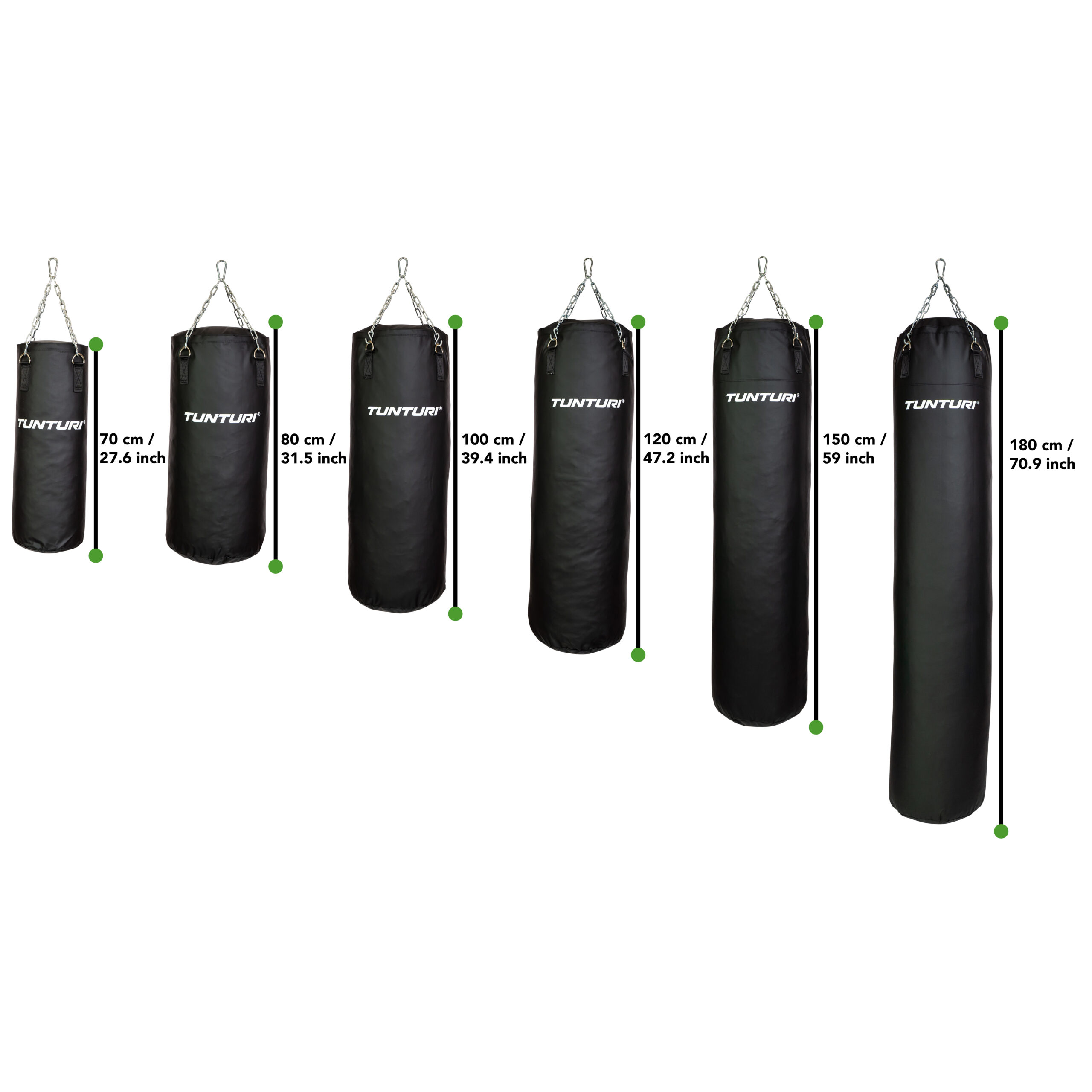 Poksikott Tunturi Boxing Bag 100 cm, Incl. Chain