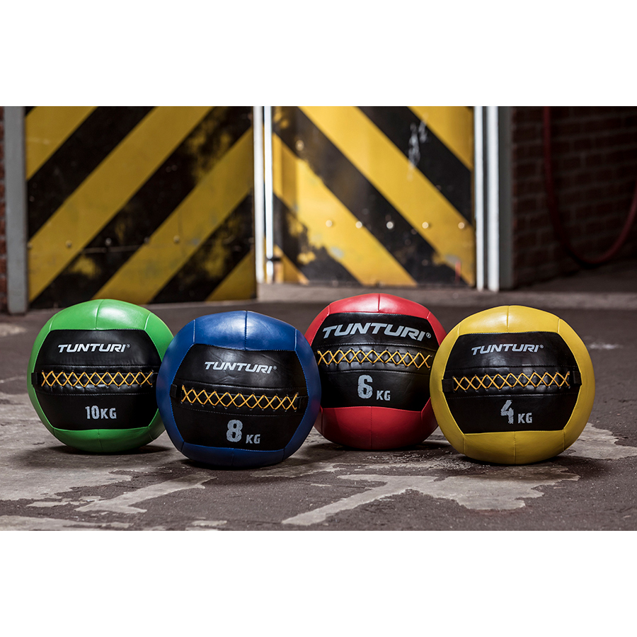 Topispall Tunturi Wall Ball 4 kg, kollane