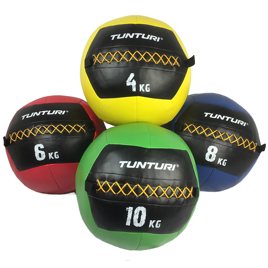 Topispall Tunturi Wall Ball 6 kg, punane