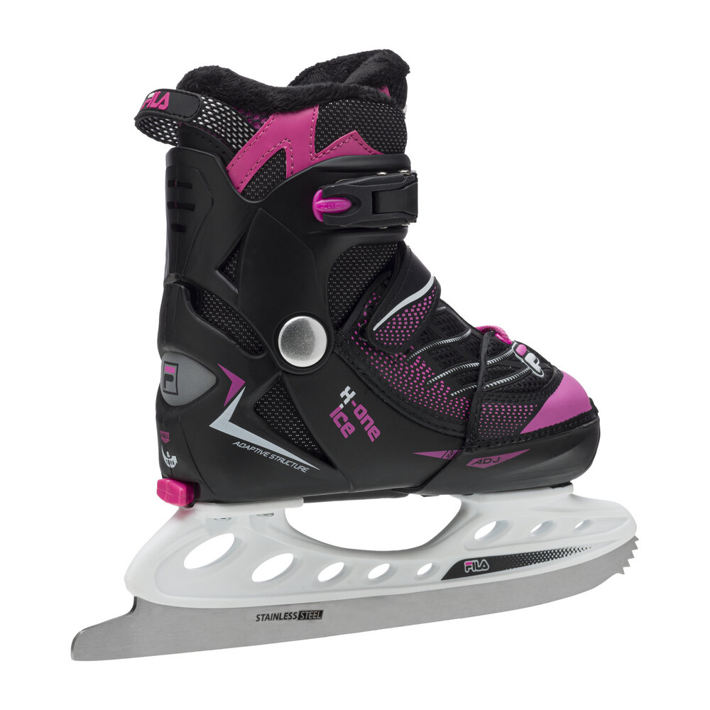Laste hokiuisud FILA X-One Ice G Black/Pink (L)