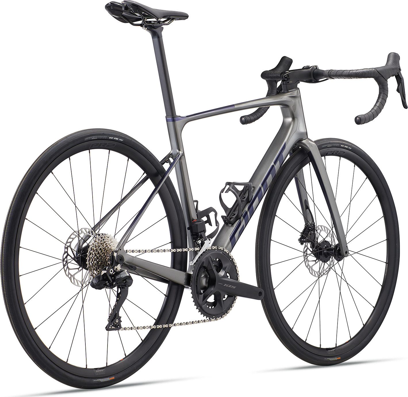Maanteeratas GIANT Defy Advanced 1, Charcoal/Milky Way (L)