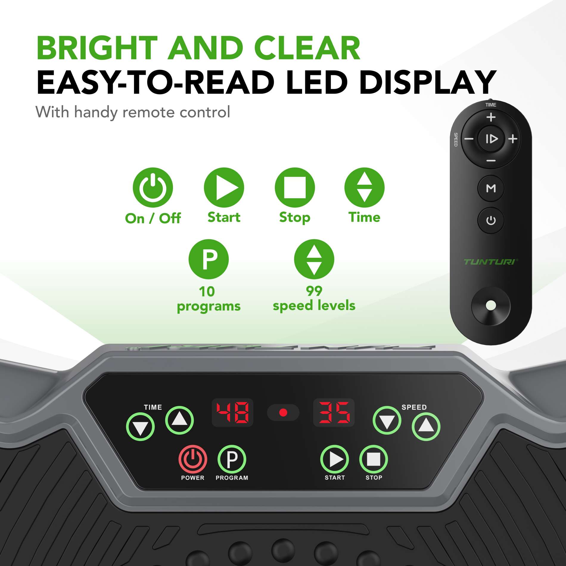 Vibratsiooniplaat TUNTURI Cardio Fit V40