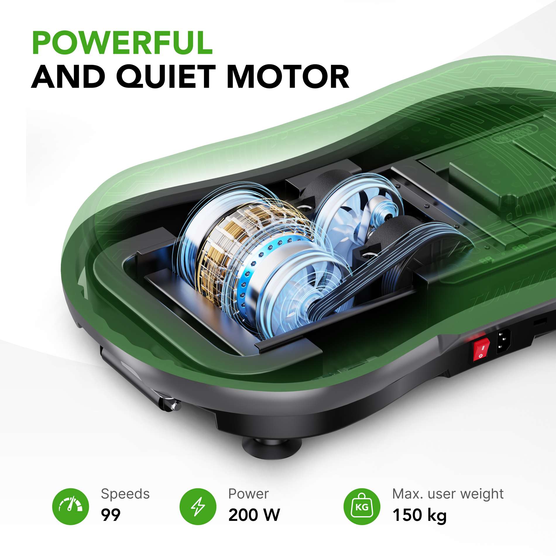 Vibratsiooniplaat TUNTURI Cardio Fit V40