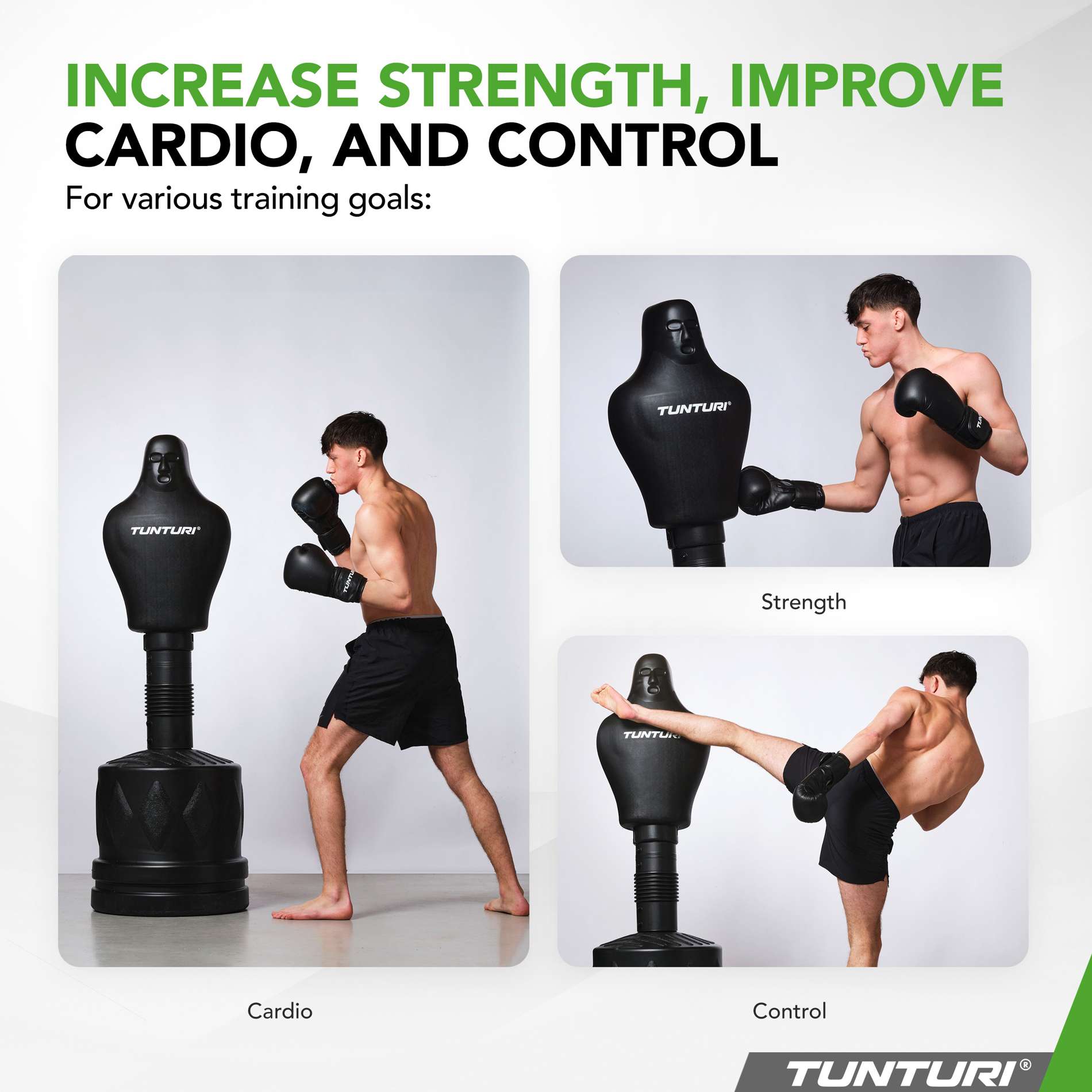 Seisev poksinukk TUNTURI Free Stand Boxing Dummy